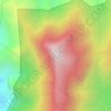 Bondwa Peak topographic map, elevation, terrain