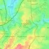 Brandwood End topographic map, elevation, terrain