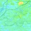 Wedamulla topographic map, elevation, terrain