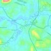 Angadipuram topographic map, elevation, terrain