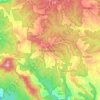 Tanggunggunung topographic map, elevation, terrain