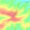 Michiga topographic map, elevation, terrain