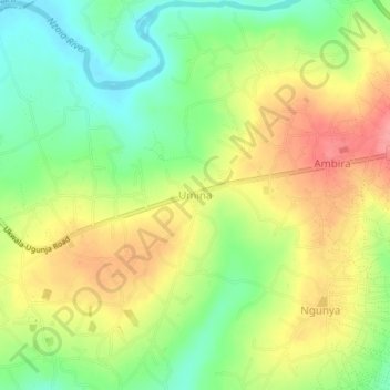 Umina topographic map, elevation, terrain