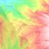Pupuan topographic map, elevation, terrain