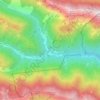 Uccea / Učja topographic map, elevation, terrain