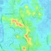 Kampung Seraya topographic map, elevation, terrain