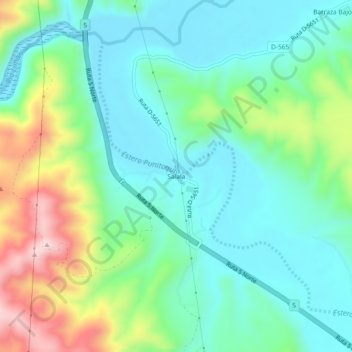 Salala topographic map, elevation, terrain