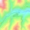 Kanggime topographic map, elevation, terrain