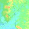 Lenggang topographic map, elevation, terrain