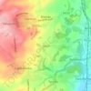 Saron topographic map, elevation, terrain