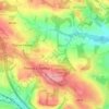 Scholes topographic map, elevation, terrain