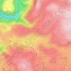 Orlhaguet topographic map, elevation, terrain