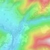 Le Planet topographic map, elevation, terrain
