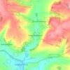 Sevenhampton topographic map, elevation, terrain