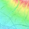 Cibabat topographic map, elevation, terrain