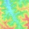 Baccaiano topographic map, elevation, terrain