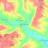 East Garston topographic map, elevation, terrain