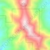 Mount Ellen topographic map, elevation, terrain