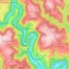 Buurschter-Millen topographic map, elevation, terrain