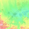 Ouarzazate topographic map, elevation, terrain