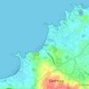 Cobo topographic map, elevation, terrain