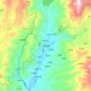 Kedu topographic map, elevation, terrain