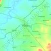 Shikaripura topographic map, elevation, terrain