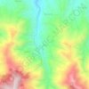 Özlü topographic map, elevation, terrain
