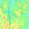 Pore topographic map, elevation, terrain