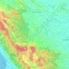 Sangir Balai Janggo topographic map, elevation, terrain