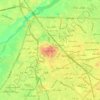 Walled City topographic map, elevation, terrain