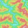 Canebrake topographic map, elevation, terrain