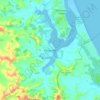 Mangawhai topographic map, elevation, terrain