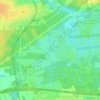 Air Base topographic map, elevation, terrain