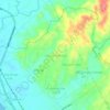 Sungai Rambai topographic map, elevation, terrain