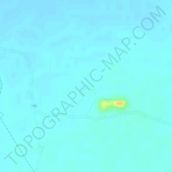 Helio (man-made water point) topographic map, elevation, terrain