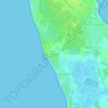 Les Huttes topographic map, elevation, terrain
