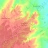 Burghfield Common topographic map, elevation, terrain