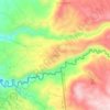 Arabia topographic map, elevation, terrain
