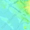 Saint-Martin topographic map, elevation, terrain