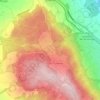 Guldenen topographic map, elevation, terrain