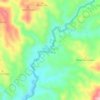 Malangkena Padang topographic map, elevation, terrain