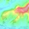 Adsdean Down topographic map, elevation, terrain