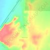Gebia topographic map, elevation, terrain