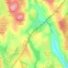 Bolventor topographic map, elevation, terrain