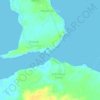 Subi topographic map, elevation, terrain