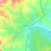 Mkhuhlu topographic map, elevation, terrain