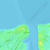 Beach Lighthouse topographic map, elevation, terrain