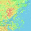 Ljusterö topographic map, elevation, terrain