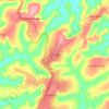 Demba topographic map, elevation, terrain